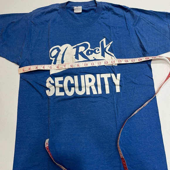 Single stitch true vintage 91. Rock FM security T-shirt. - Picture 5 of 5